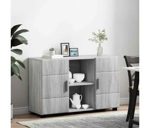 Puse Pelēks Sonoma 88,5 X 30,5 X 55,5 Cm Inženierijas Koks Vidaxl