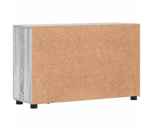 Puse Pelēks Sonoma 88,5 X 30,5 X 55,5 Cm Inženierijas Koks Vidaxl