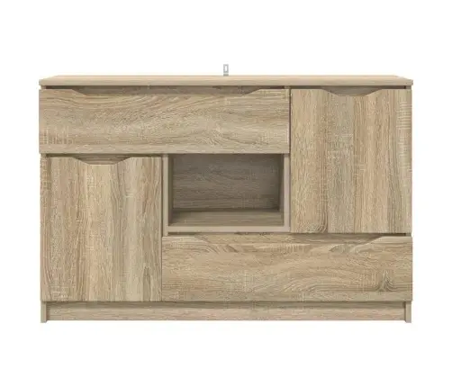 Puse Sonoma Ozols 100 X 30 X 65,6 Inženierijas Koks Vidaxl