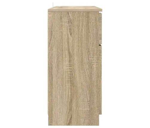 Puse Sonoma Ozols 100 X 30 X 65,6 Inženierijas Koks Vidaxl