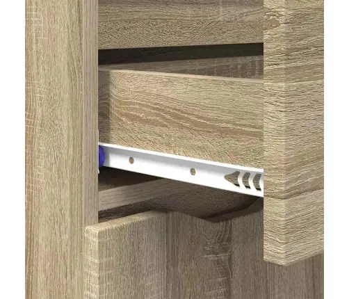 Puse Sonoma Ozols 100 X 30 X 65,6 Inženierijas Koks Vidaxl