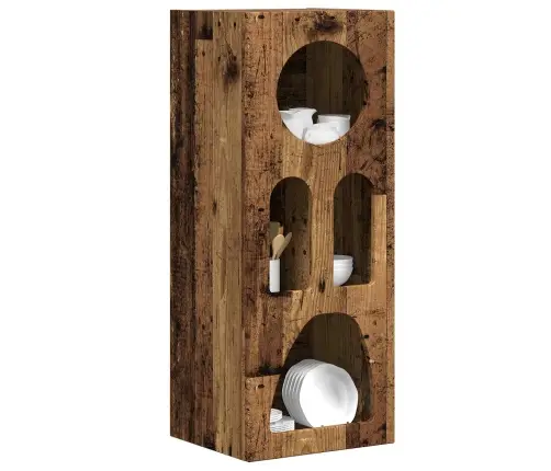 Puse Vecs Koks 40 X 35 X 100.5 Cm Inženierijas Koks Vidaxl