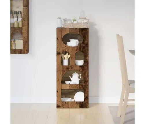 Puse Vecs Koks 40 X 35 X 100,5 Cm Inženierijas Koks Vidaxl