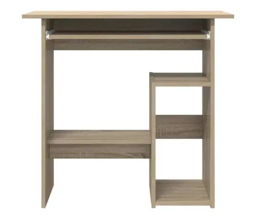 Rakstāmgalds, Ozolkoka Krāsa, 80X45X74 Cm, Inženierijas Koks Vidaxl