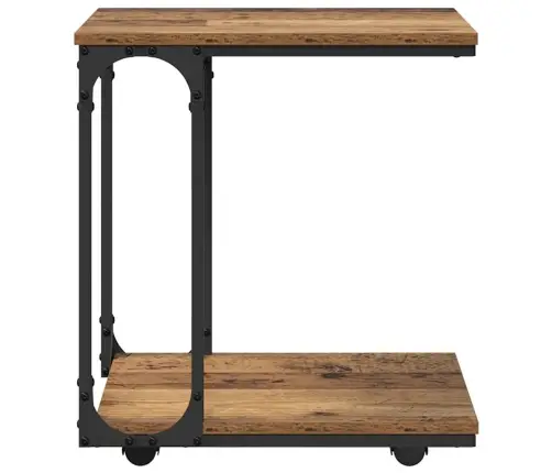 Sānu Galds Vecs Koks 50 X 35 X 55.5 Cm Inženierijas Koks Vidaxl