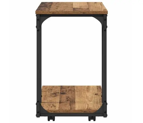 Sānu Galds Vecs Koks 50 X 35 X 55.5 Cm Inženierijas Koks Vidaxl