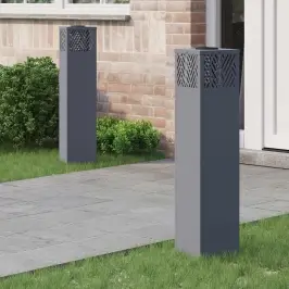 Saules Led Ceļa Gaisma 2 Pcs Antracīts Auksti Velmēts Tērauds Vidaxl