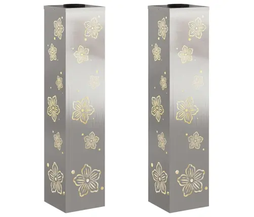 Päikese Led Käigutee Tuli 2 Pcs Rooste Roostevaba Teras