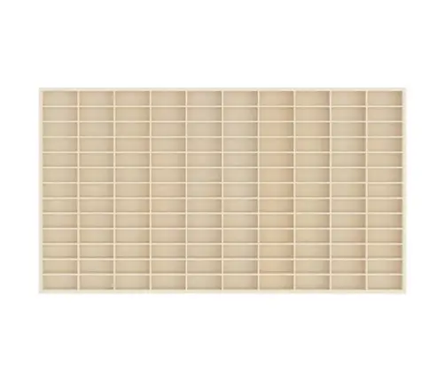 Sienas Izstādes Skapītis Bēša 98 X 4,5 X 55 Cm Inženierijas Koks