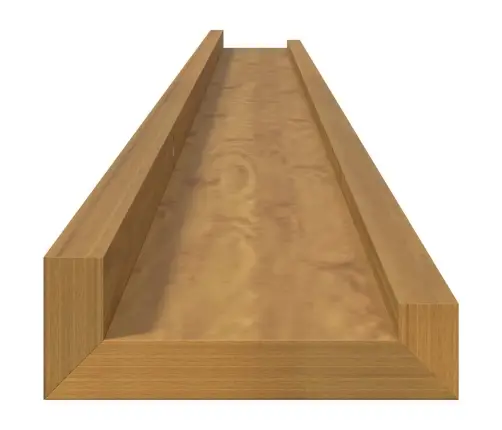 Sienas Plaukts 4 Pcs Bēša 115 X 9 X 3 Cm Inženierijas Koks Vidaxl