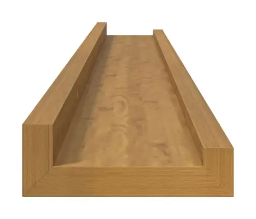 Sienas Plaukts 4 Pcs Bēša 80 X 9 X 3 Cm Inženierijas Koks Vidaxl