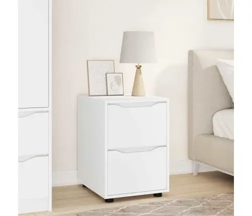 Skapītis Balts 40 X 48 X 57 Cm Inženierijas Koks Vidaxl