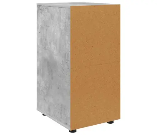 Skapītis Betona Pelēks 40 X 48 X 81 Cm Inženierijas Koks Vidaxl