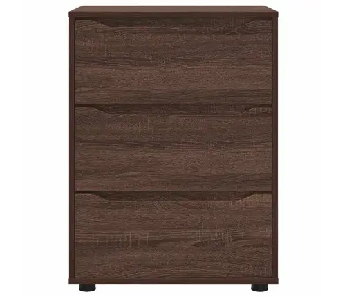 Hoiukapp Pruun Tamme 60 X 48 X 81 Cm Tehispuit