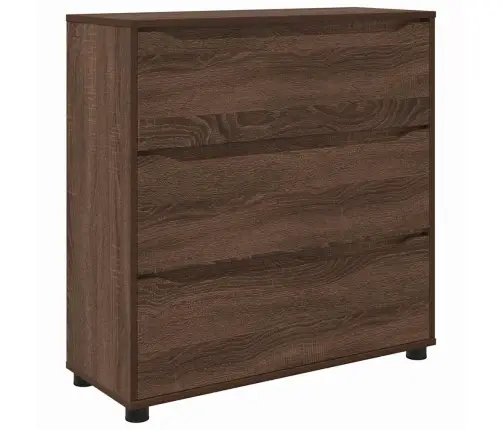 Skapītis Brūns Ozols 80 X 31 X 81 Cm Inženierijas Koks Vidaxl