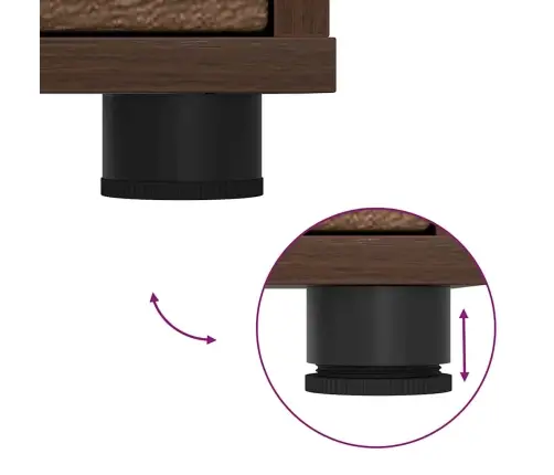 Skapītis Brūns Ozols 80 X 31 X 81 Cm Inženierijas Koks Vidaxl