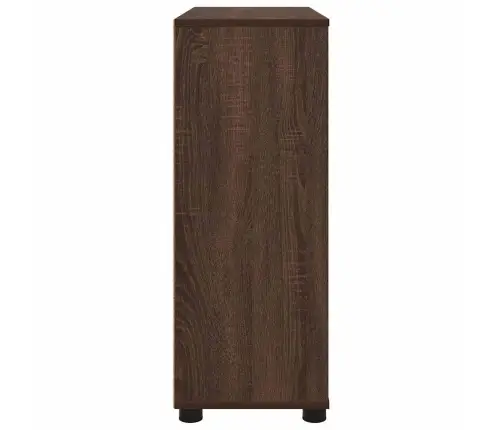 Skapītis Brūns Ozols 80 X 31 X 81 Cm Inženierijas Koks Vidaxl