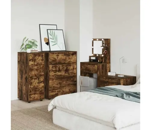 Skapītis Dūmaka Ozols 40 X 48 X 105 Cm Inženierijas Koks Vidaxl