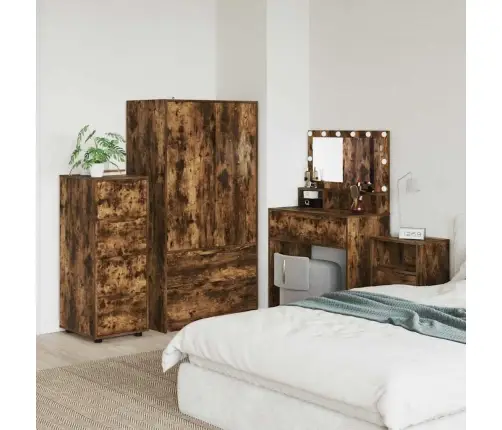 Skapītis Dūmaka Ozols 40 X 48 X 105 Cm Inženierijas Koks Vidaxl