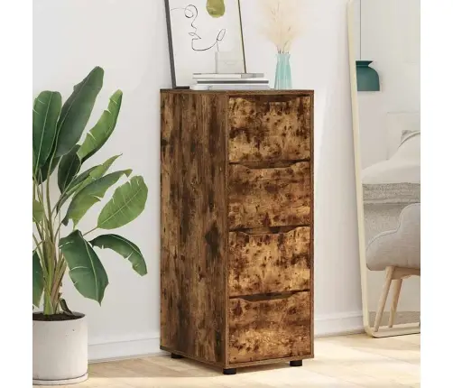 Skapītis Dūmaka Ozols 40 X 48 X 105 Cm Inženierijas Koks Vidaxl