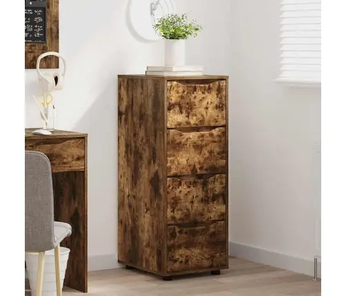 Skapītis Dūmaka Ozols 40 X 48 X 105 Cm Inženierijas Koks Vidaxl