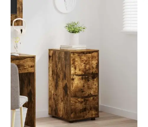 Hoiukapp Suitsetatud Tamm 40 X 48 X 81 Cm Tehispuit