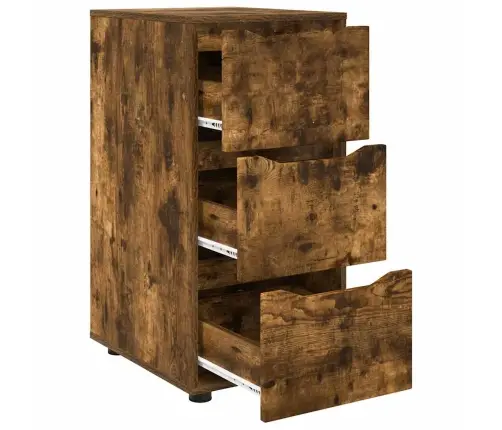 Hoiukapp Suitsetatud Tamm 40 X 48 X 81 Cm Tehispuit