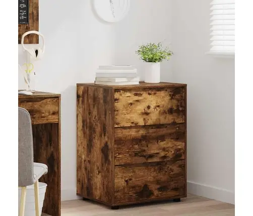 Hoiukapp Suitsetatud Tamm 60 X 48 X 81 Cm Tehispuit