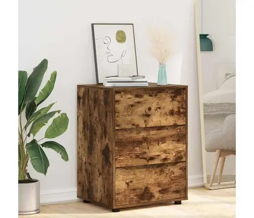 Hoiukapp Suitsetatud Tamm 60 X 48 X 81 Cm Tehispuit