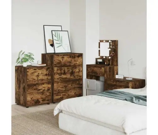 Hoiukapp Suitsetatud Tamm 60 X 48 X 81 Cm Tehispuit