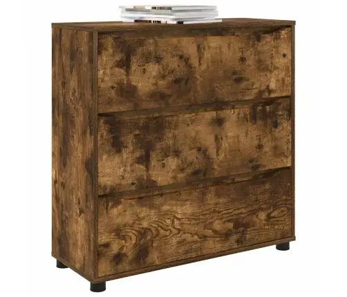 Skapītis Dūmaka Ozols 80 X 31 X 81 Cm Inženierijas Koks Vidaxl