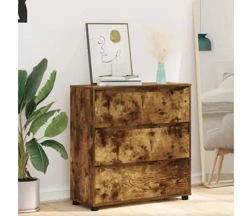 Skapītis Dūmaka Ozols 80 X 31 X 81 Cm Inženierijas Koks Vidaxl