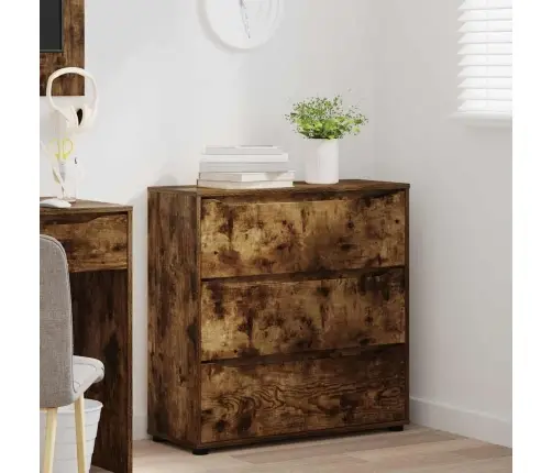 Skapītis Dūmaka Ozols 80 X 31 X 81 Cm Inženierijas Koks Vidaxl