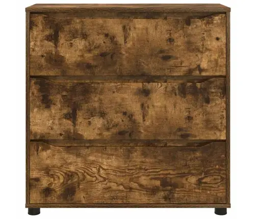 Skapītis Dūmaka Ozols 80 X 31 X 81 Cm Inženierijas Koks Vidaxl