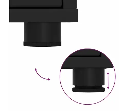 Skapītis Melna 60 X 48 X 81 Cm Inženierijas Koks Vidaxl