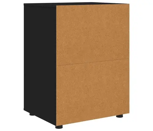 Skapītis Melna 60 X 48 X 81 Cm Inženierijas Koks Vidaxl