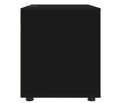 Skapītis Melna 80 X 48 X 57 Cm Inženierijas Koks Vidaxl