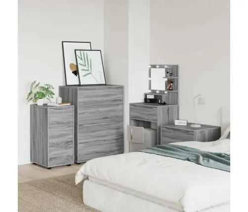 Skapītis Pelēks Sonoma 40 X 48 X 81 Cm Inženierijas Koks Vidaxl