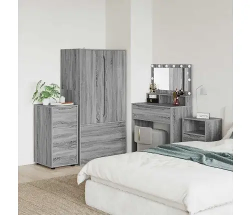 Skapītis Pelēks Sonoma 40 X 48 X 81 Cm Inženierijas Koks Vidaxl