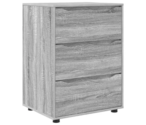 Skapītis Pelēks Sonoma 60 X 48 X 81 Cm Inženierijas Koks Vidaxl
