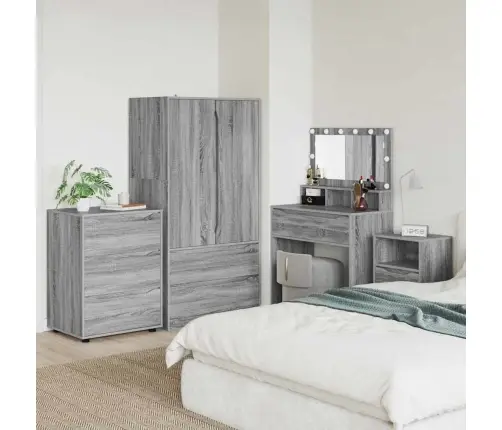 Skapītis Pelēks Sonoma 60 X 48 X 81 Cm Inženierijas Koks Vidaxl