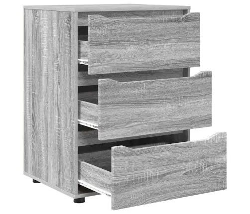 Skapītis Pelēks Sonoma 60 X 48 X 81 Cm Inženierijas Koks Vidaxl