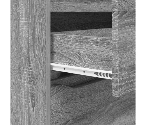 Skapītis Pelēks Sonoma 80 X 31 X 81 Cm Inženierijas Koks Vidaxl