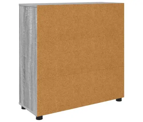 Skapītis Pelēks Sonoma 80 X 31 X 81 Cm Inženierijas Koks Vidaxl