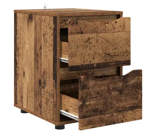 Skapītis Vecs Koks 40 X 48 X 57 Cm Inženierijas Koks Vidaxl