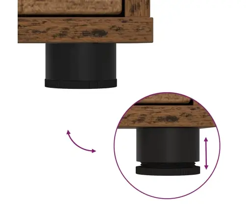 Skapītis Vecs Koks 60 X 48 X 81 Cm Inženierijas Koks Vidaxl