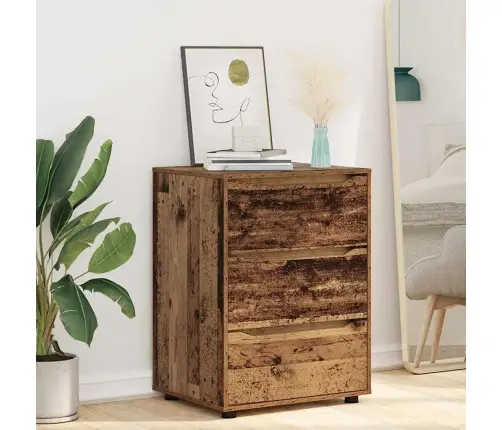 Skapītis Vecs Koks 60 X 48 X 81 Cm Inženierijas Koks Vidaxl