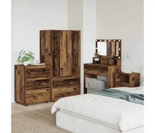 Skapītis Vecs Koks 60 X 48 X 81 Cm Inženierijas Koks Vidaxl