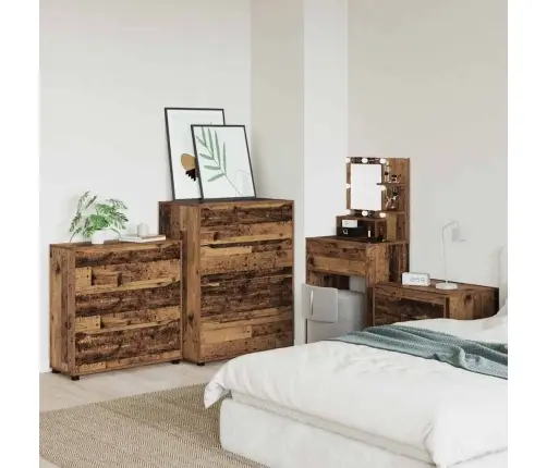 Skapītis Vecs Koks 80 X 31 X 81 Cm Inženierijas Koks Vidaxl