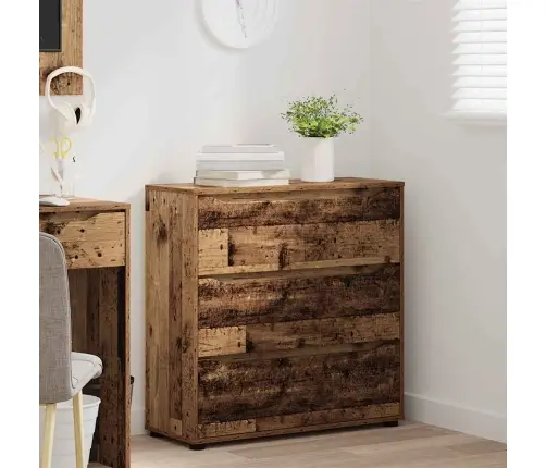 Skapītis Vecs Koks 80 X 31 X 81 Cm Inženierijas Koks Vidaxl